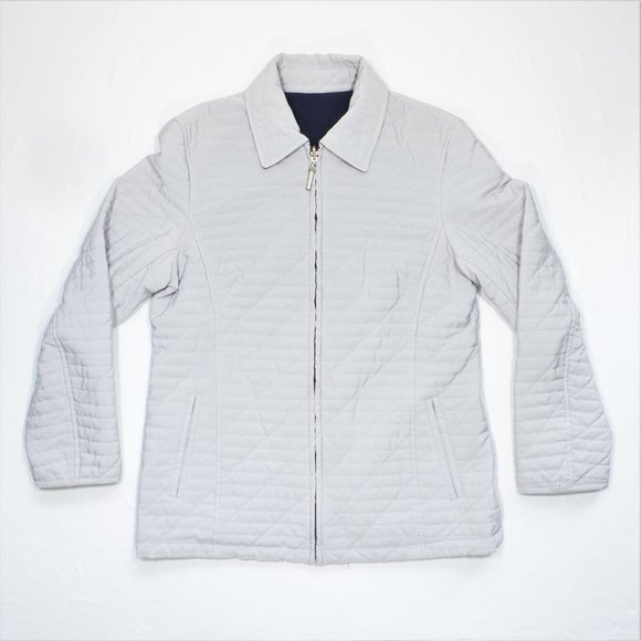 UD Reversible Womens Winter Jacket Size M Utex Design puffy quilted - Picture 10 of 12